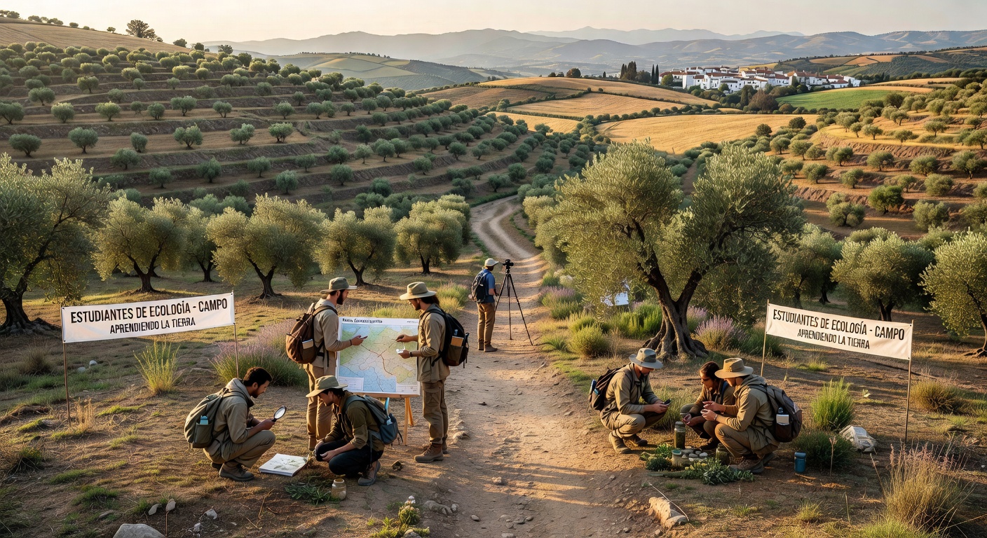 Estudio de ecología en el campo de España