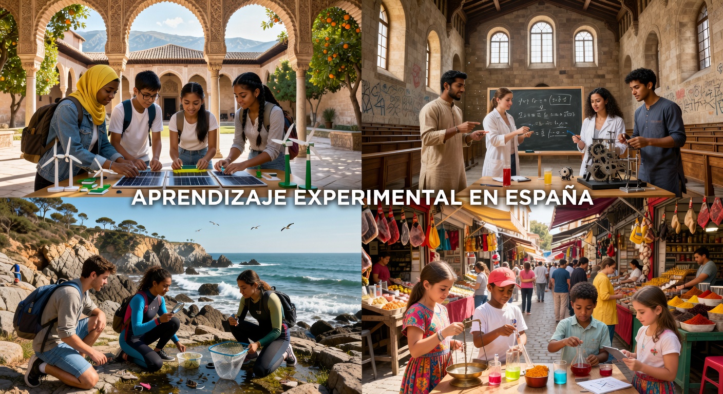Estudiantes diversos en experimentos