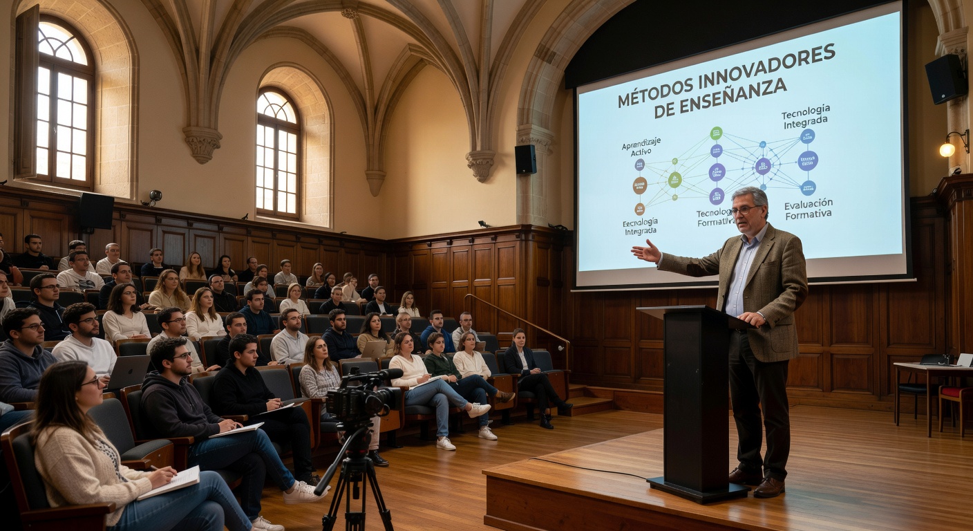 Conferencia universitaria en España