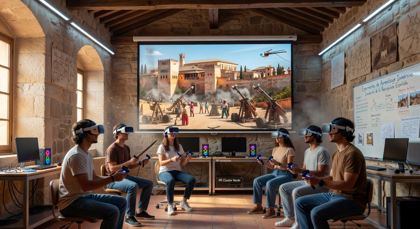 Aprendizaje con realidad virtual en España